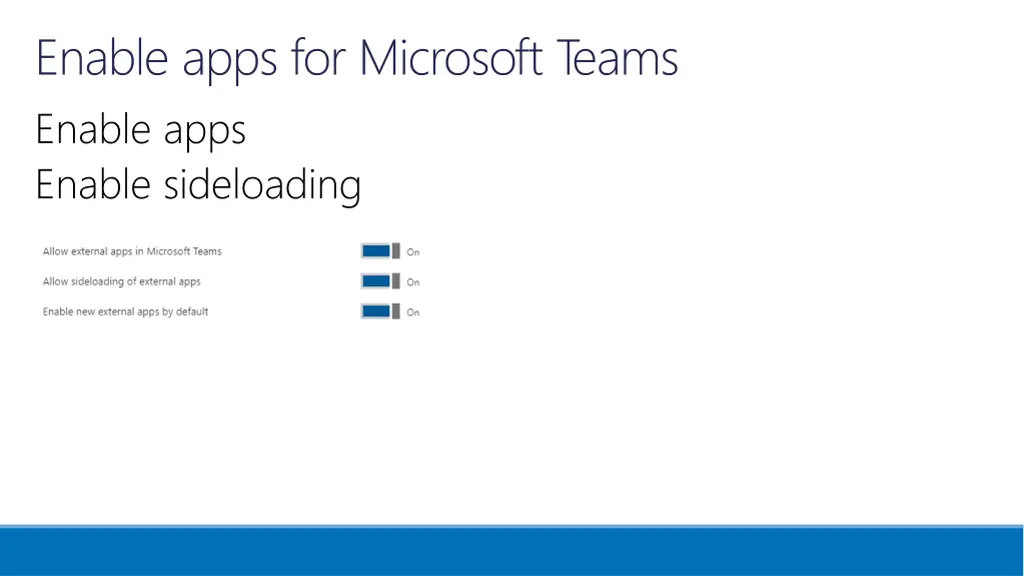 enable apps for microsoft teams enable apps