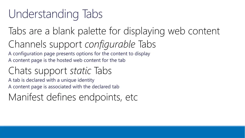 understanding tabs tabs are a blank palette