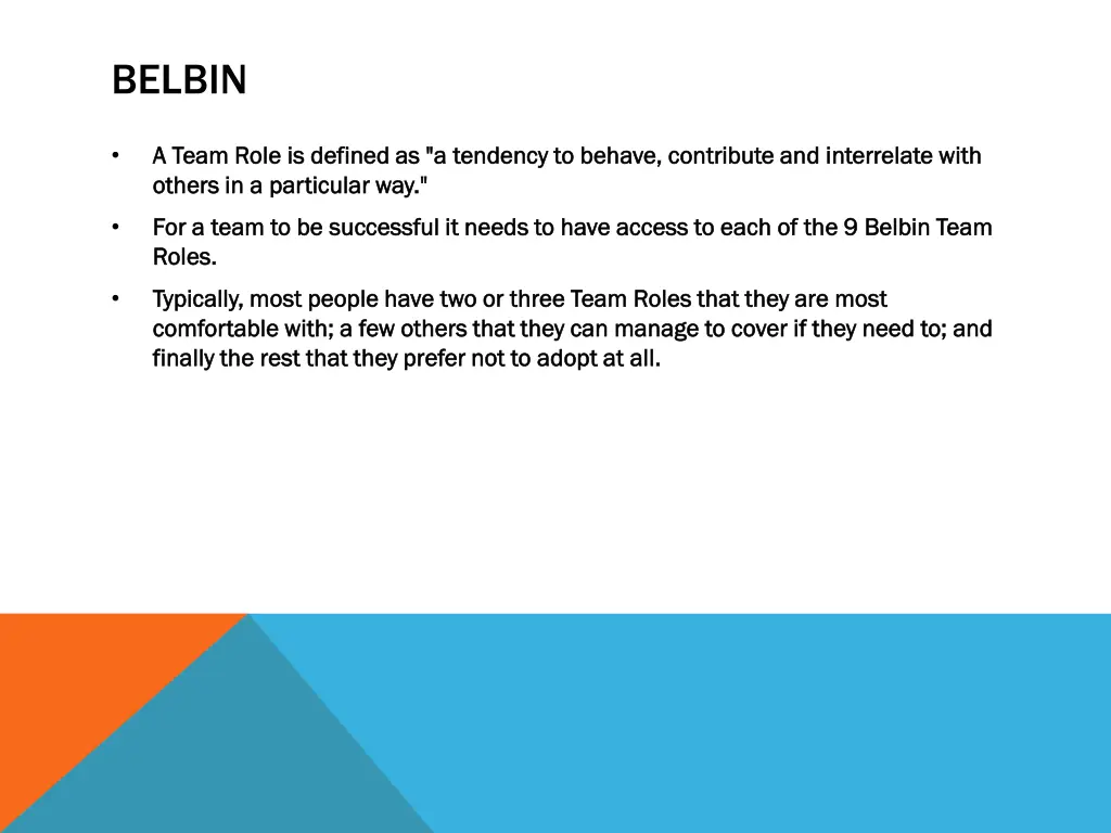 belbin