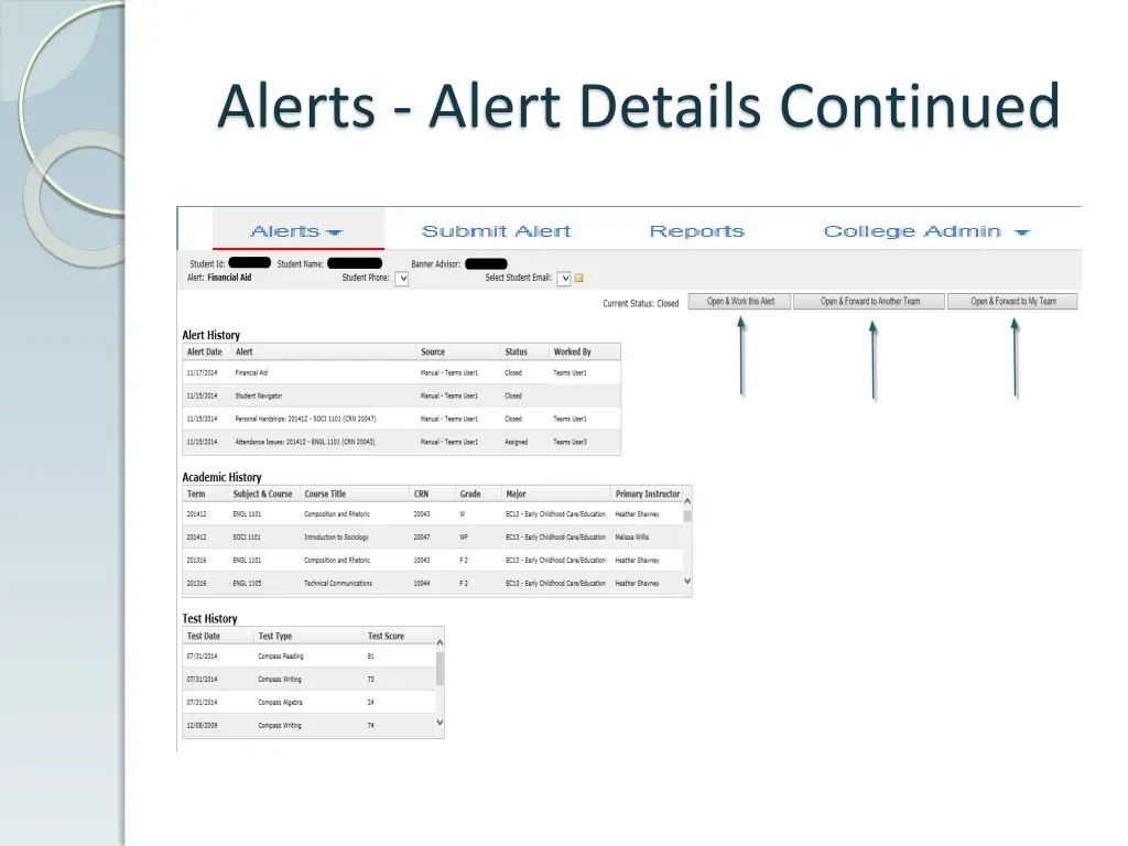 alerts alert details continued