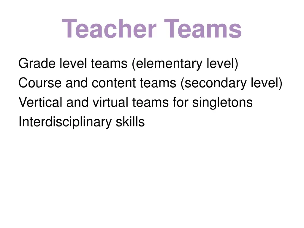 teacher teams 1