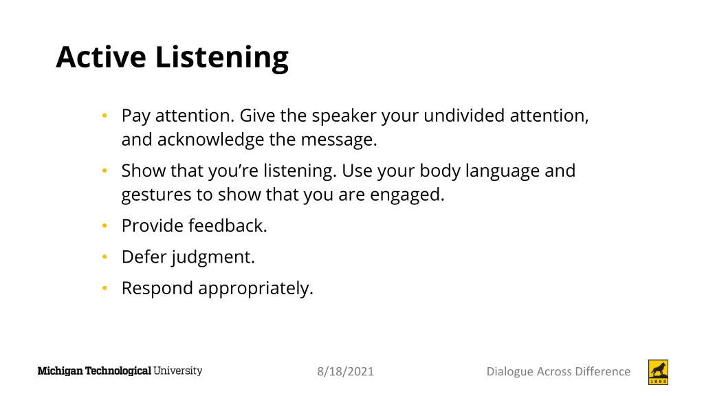 active listening