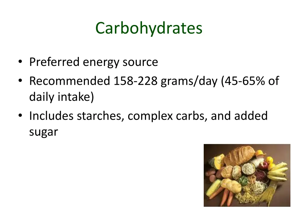 carbohydrates