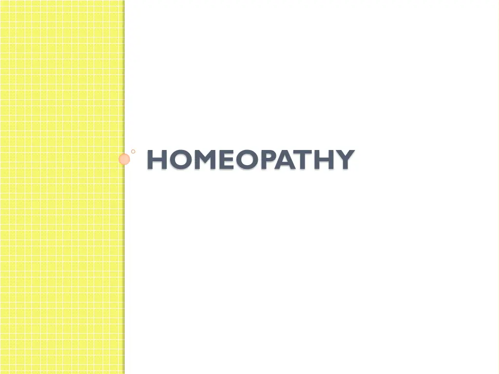 homeopathy