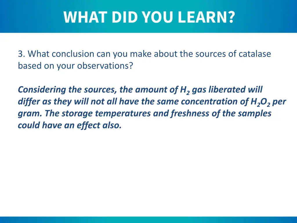 3 what conclusion can you make about the sources