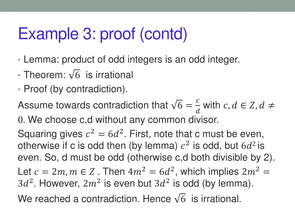 example 3 proof contd 1