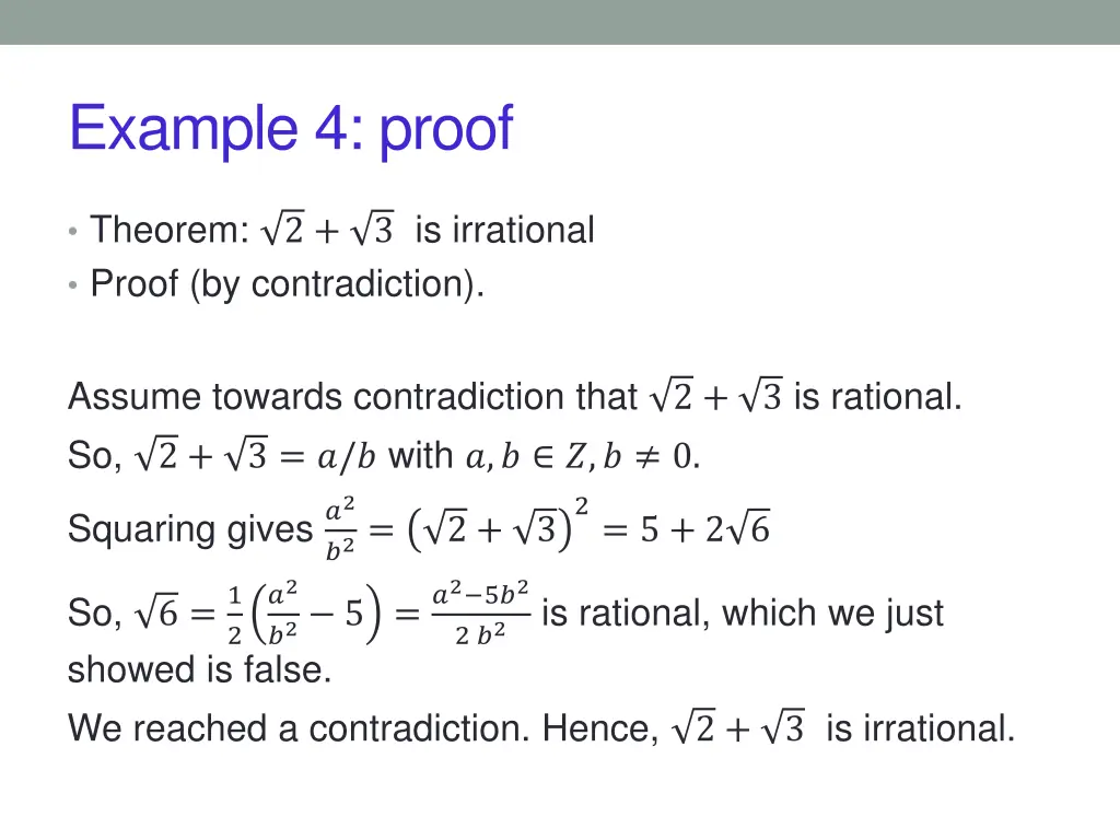 example 4 proof