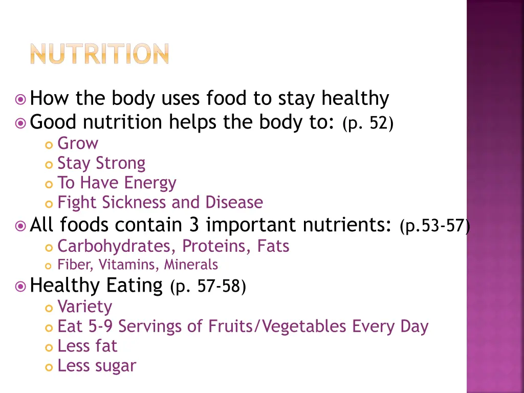 nutrition 1