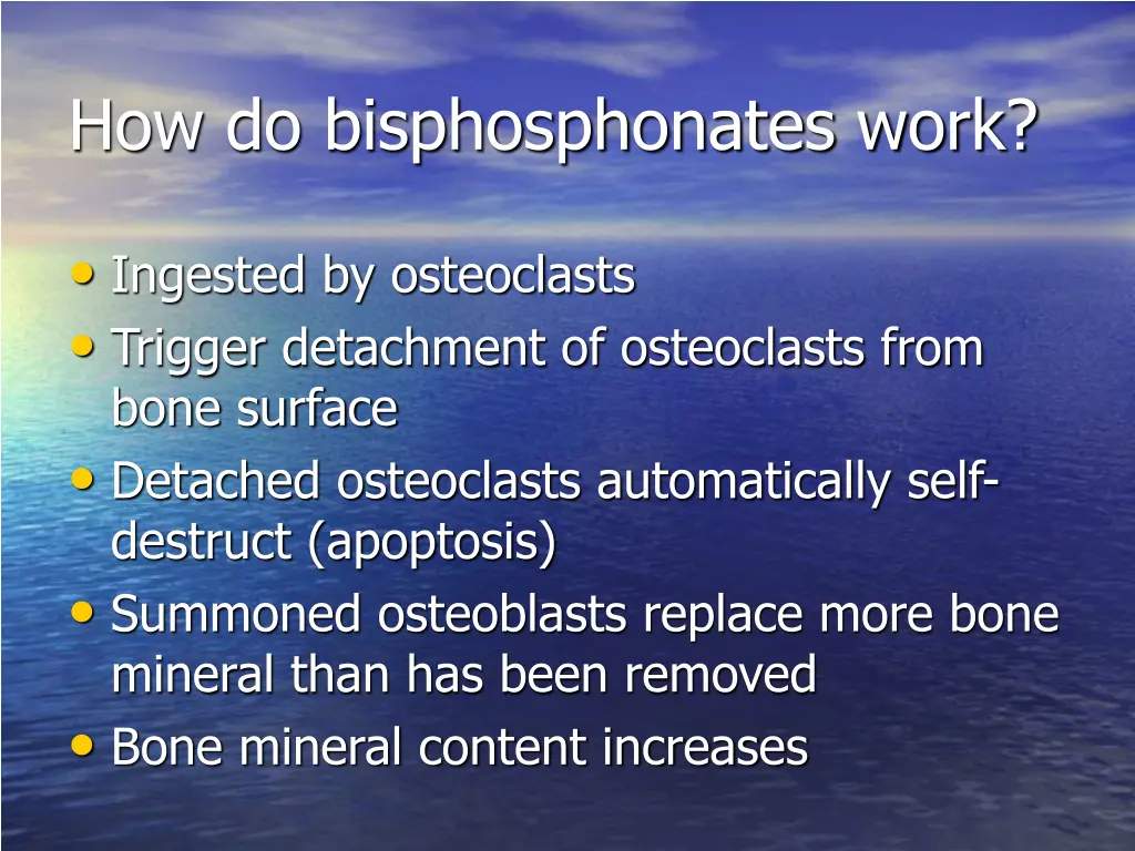 how do bisphosphonates work 1