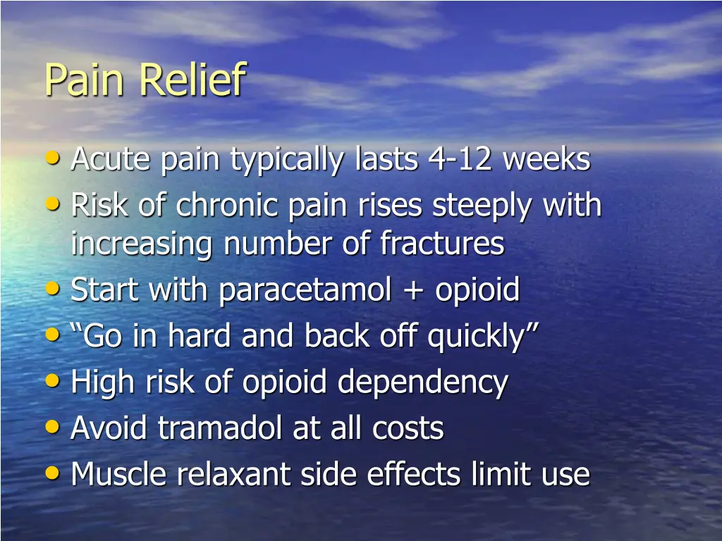 pain relief 1