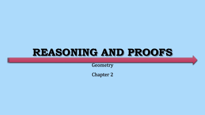 reasoning and proofs