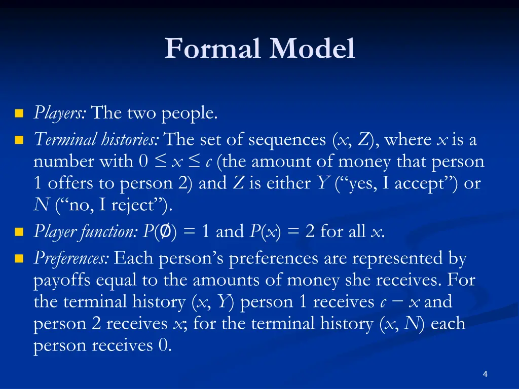 formal model