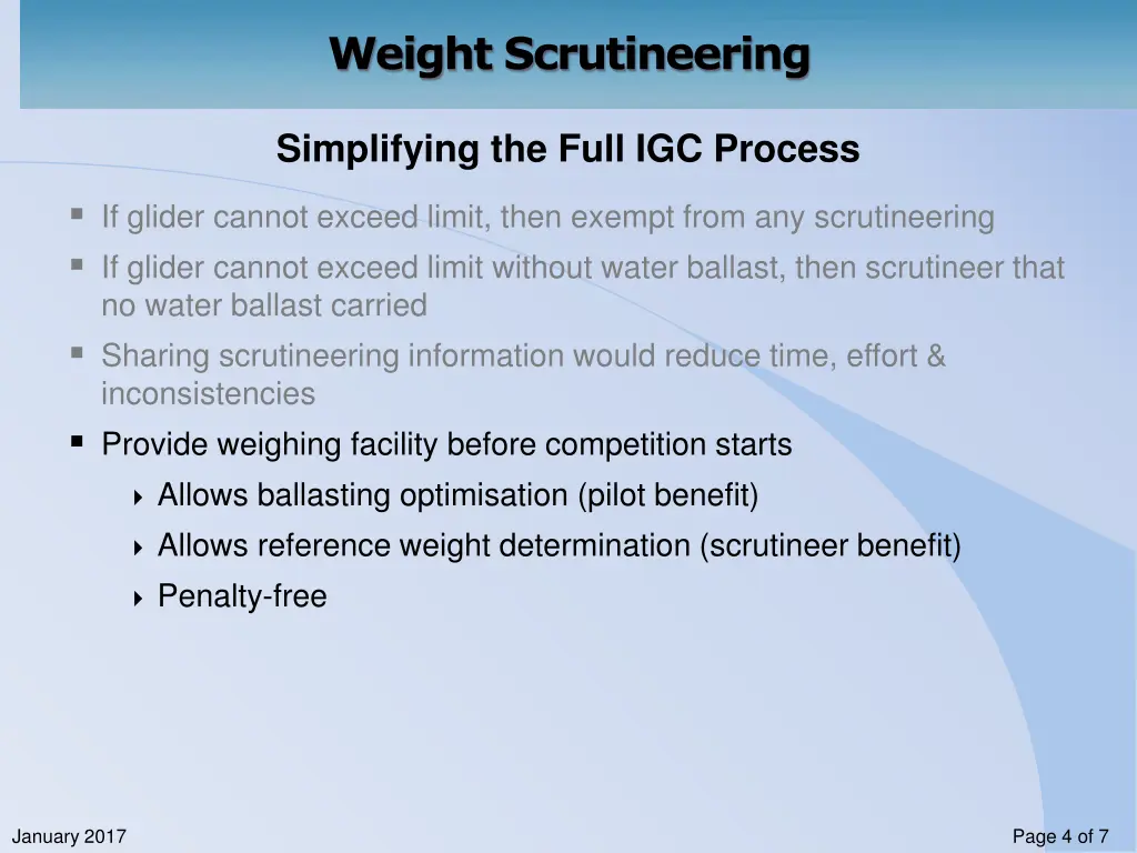 weight scrutineering 3