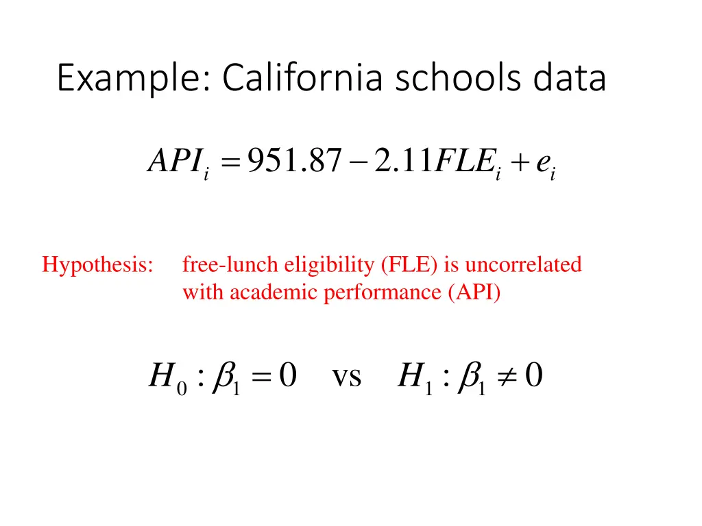 example california schools data