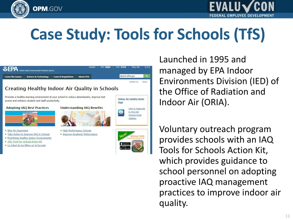 case study tools for schools tfs