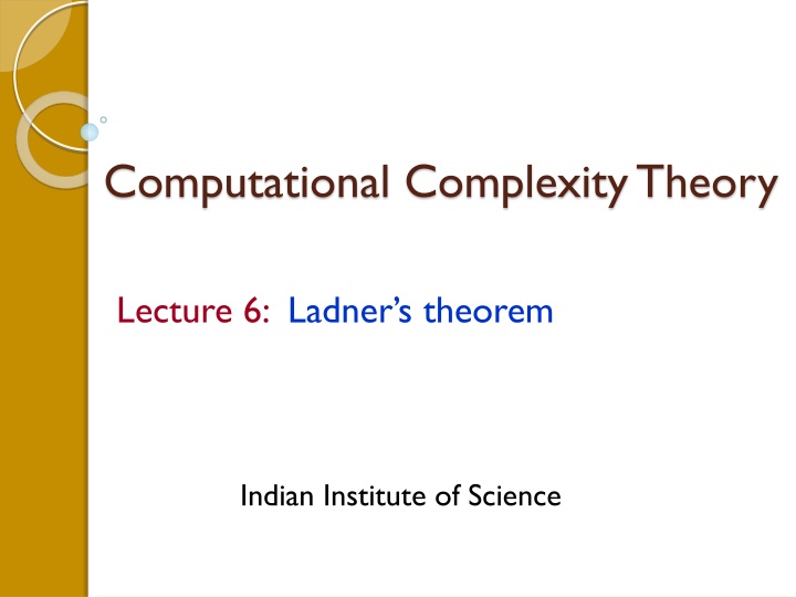 computational complexity theory