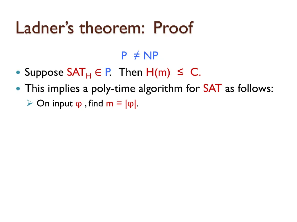 ladner s theorem proof 2