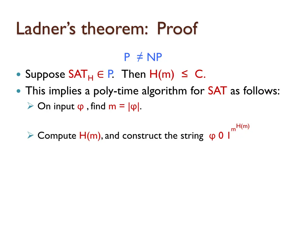 ladner s theorem proof 3