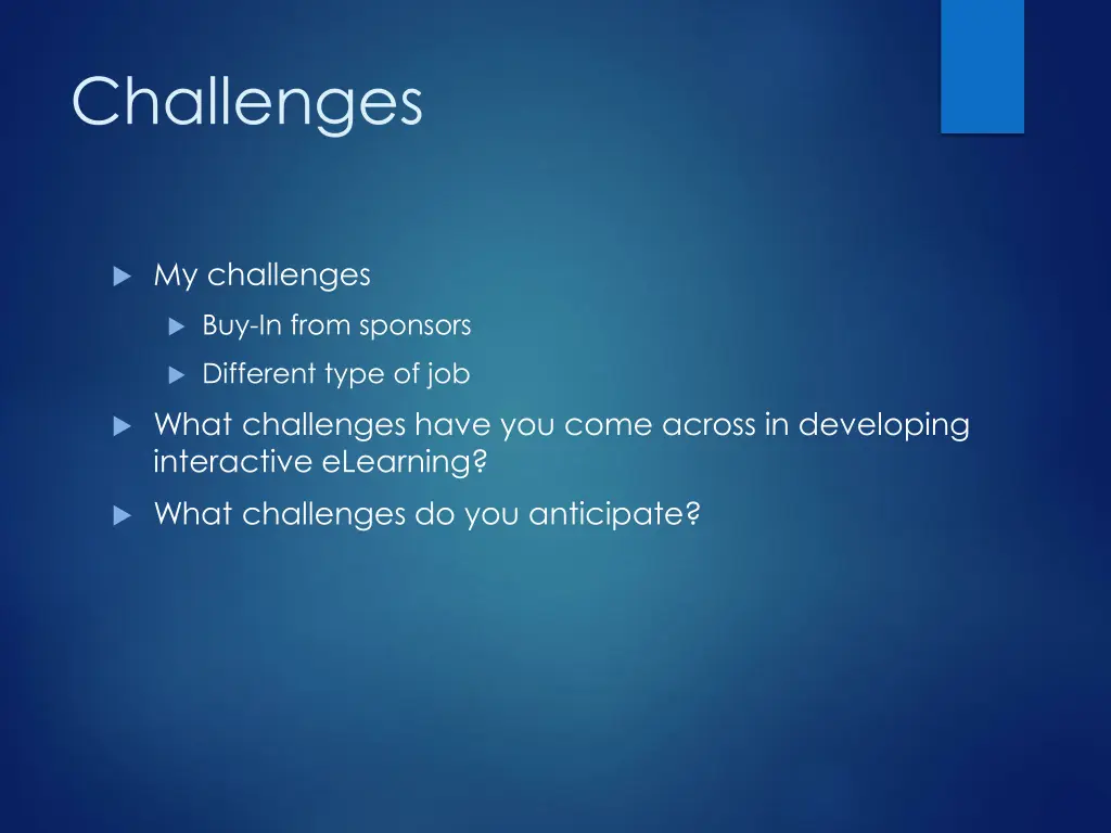 challenges