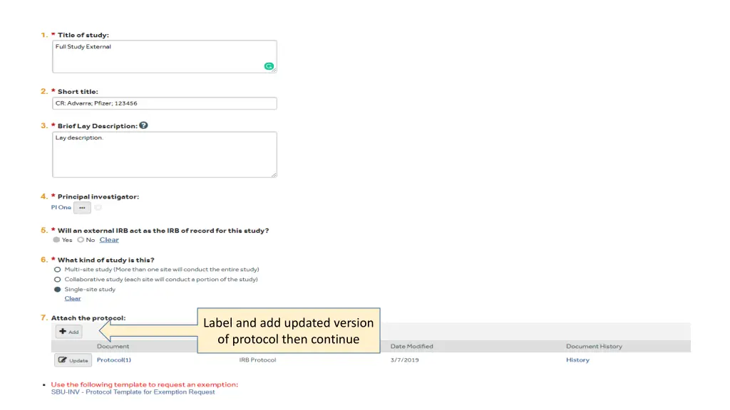 label and add updated version of protocol then