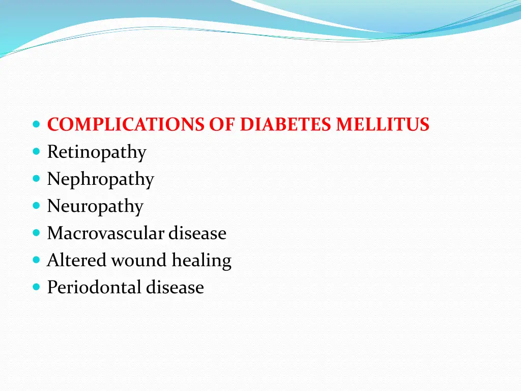 complications of diabetes mellitus retinopathy