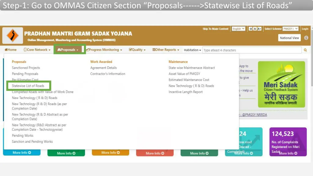 step 1 go to ommas citizen section proposals