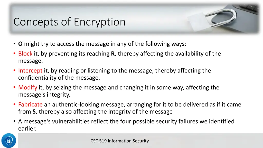 concepts of encryption 2