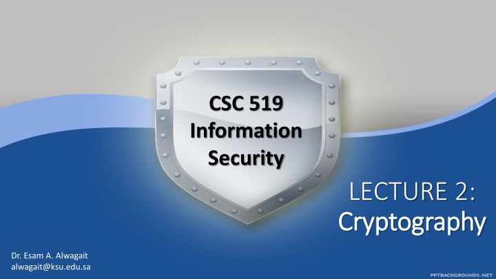 csc 519 information security