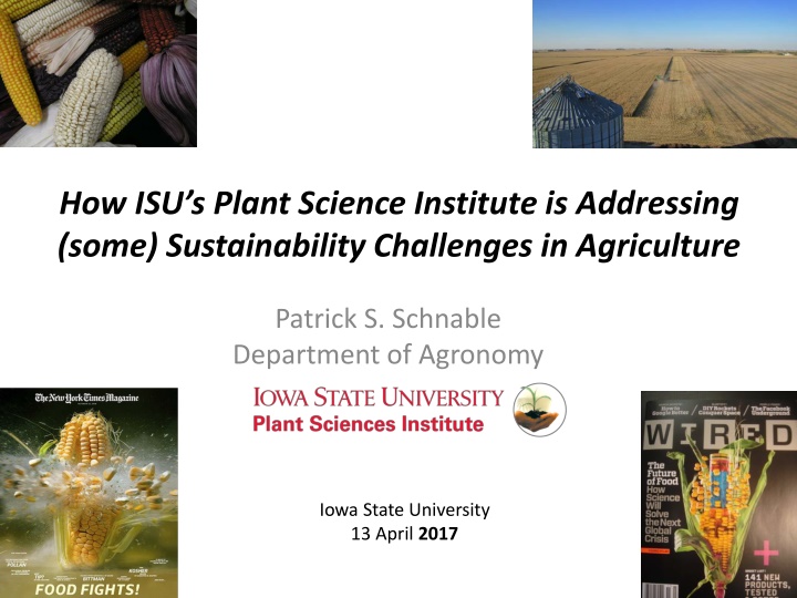 how isu s plant science institute is addressing