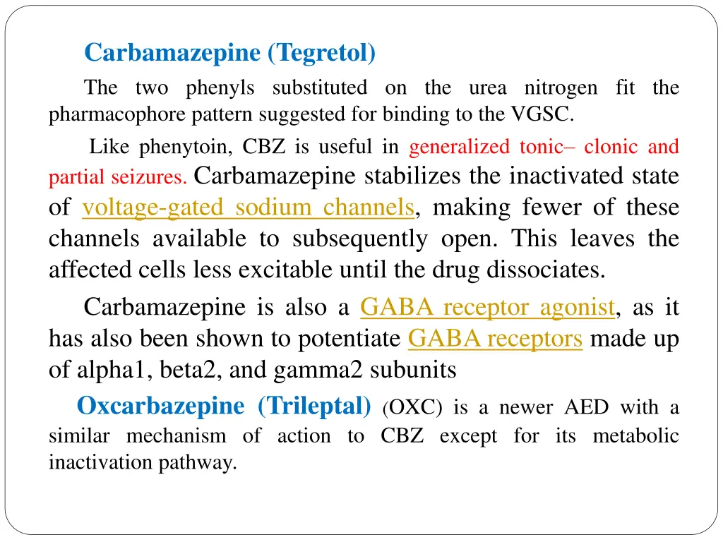 carbamazepine tegretol the two phenyls