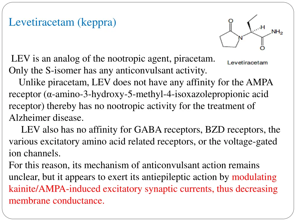 levetiracetam keppra