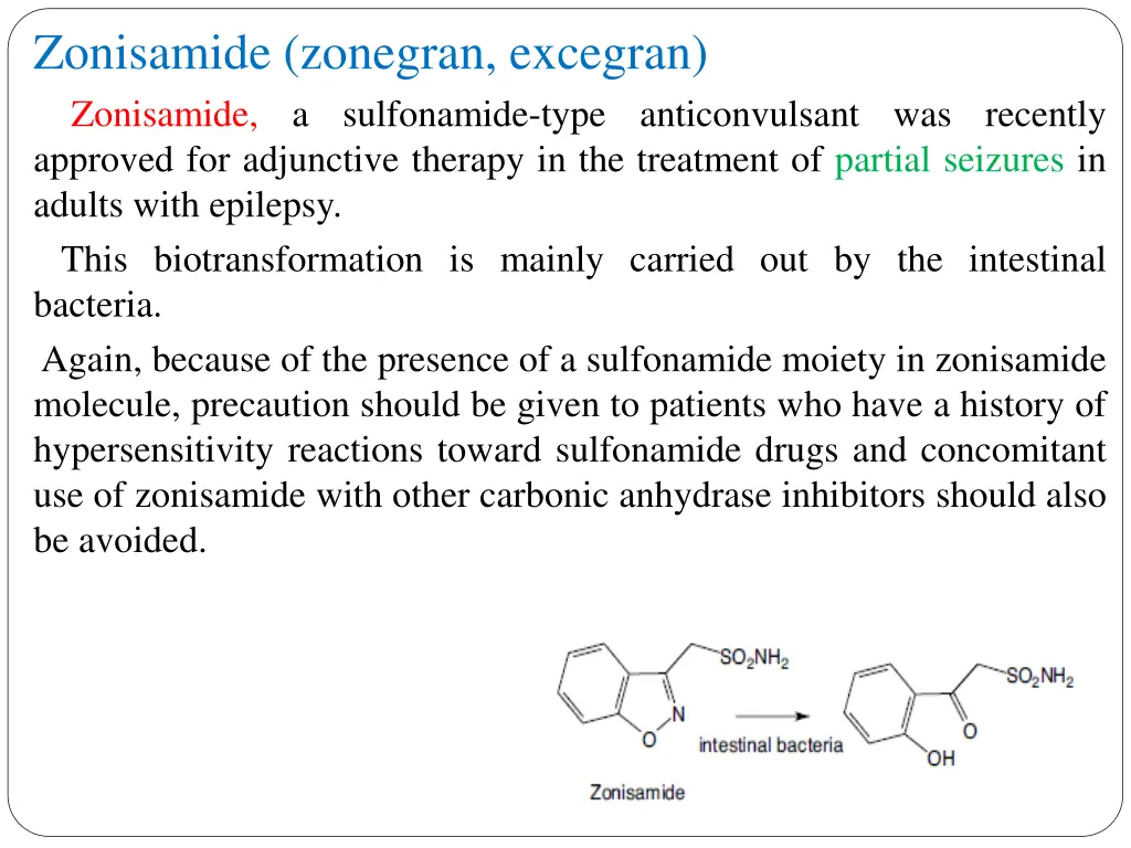 zonisamide zonegran excegran zonisamide