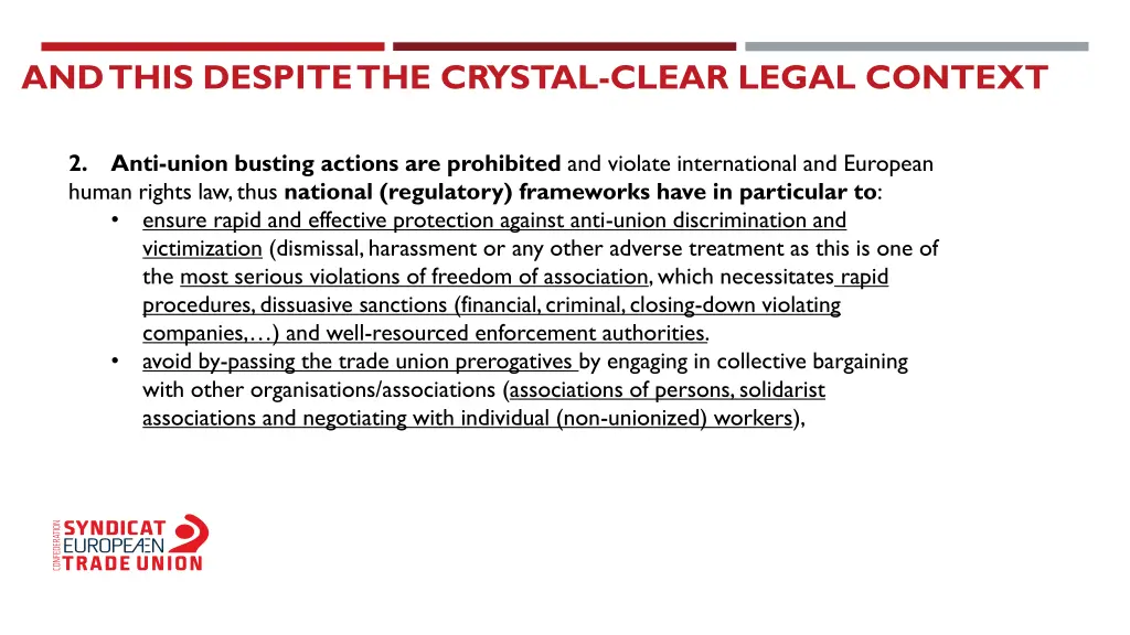 and this despite the crystal clear legal context 3