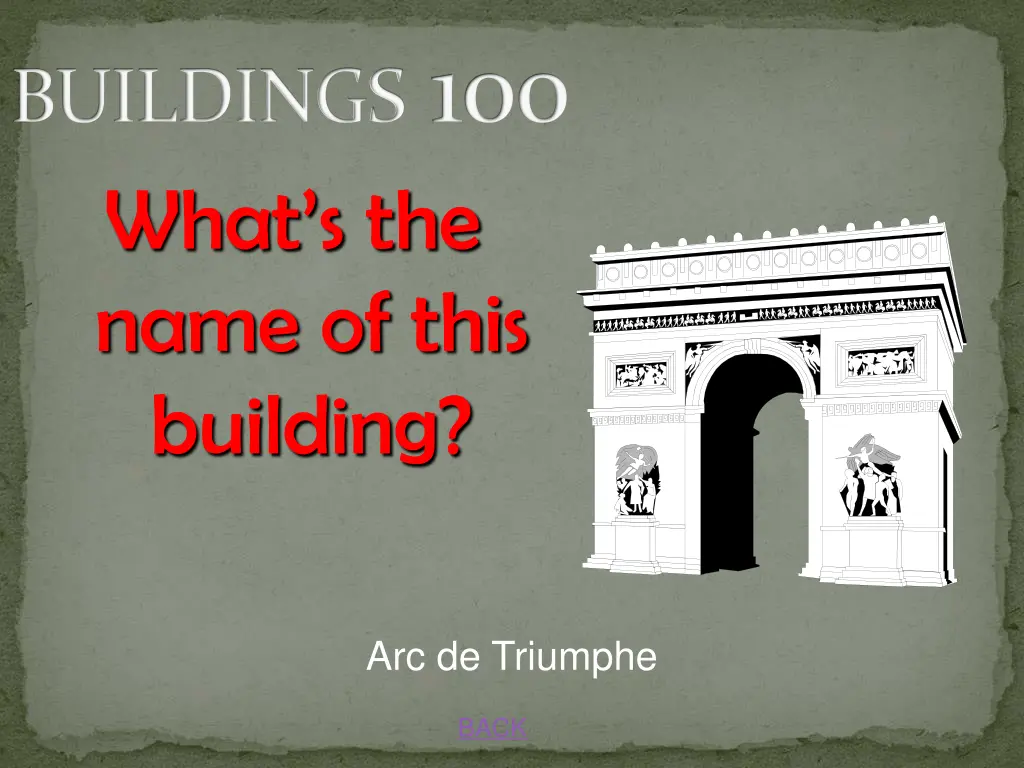 buildings 100 what s the name of this building