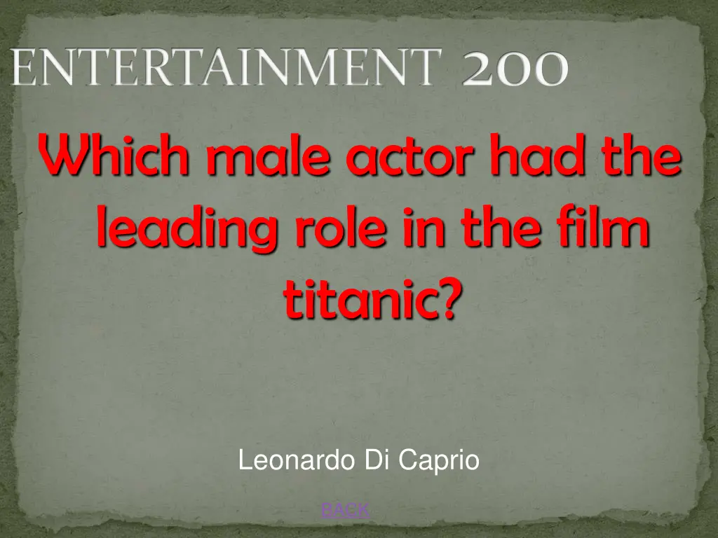 entertainment 200 which male actor