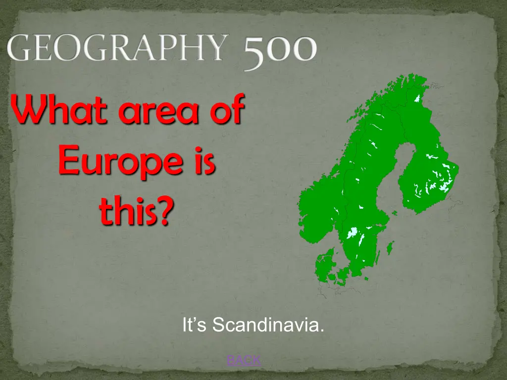 geography 500 what area of europe is this