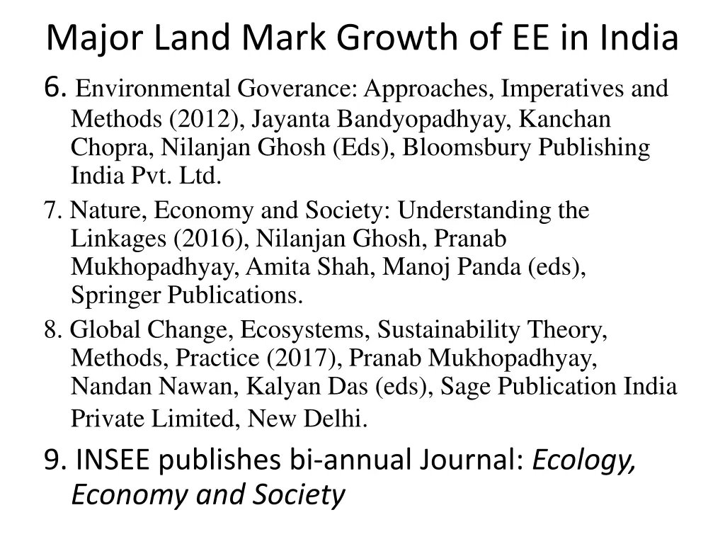 major land mark growth of ee in india 1