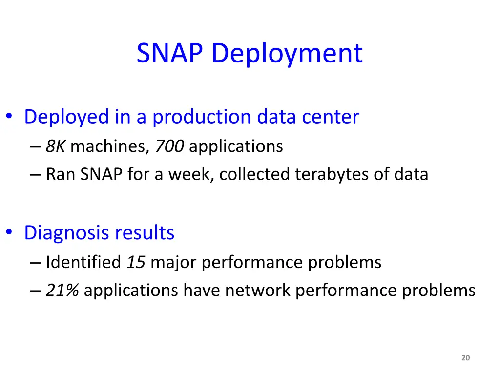 snap deployment