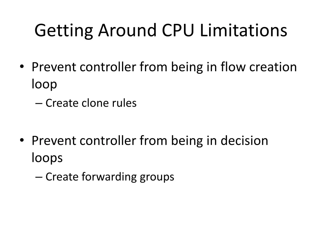 getting around cpu limitations