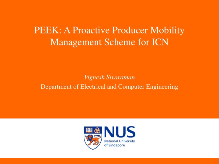 peek a proactive producer mobility management