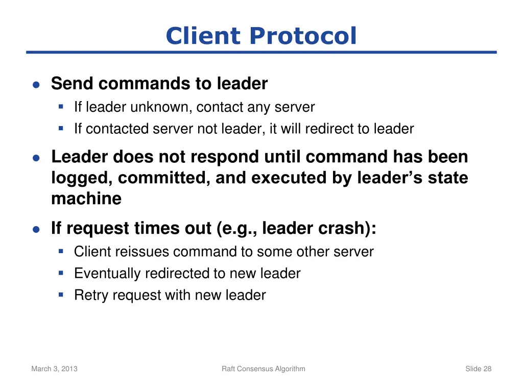 client protocol