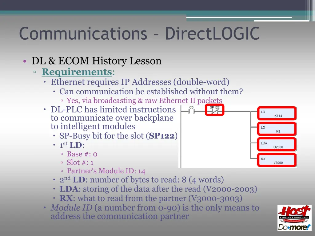 communications directlogic 4