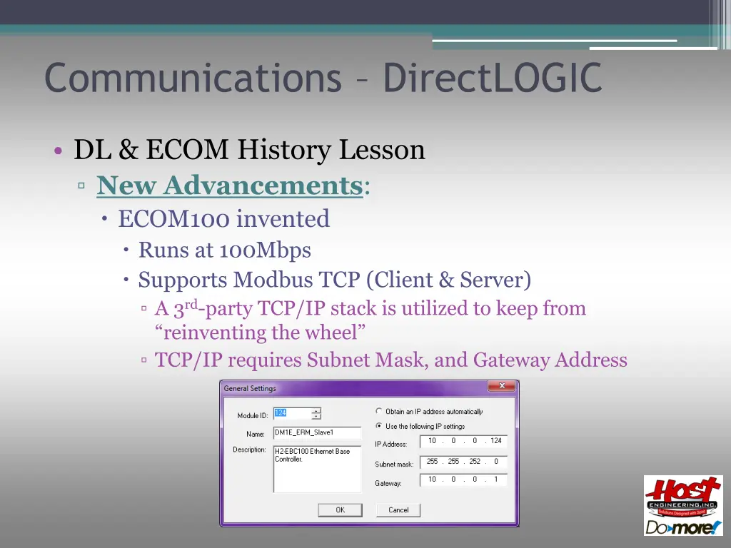 communications directlogic 9