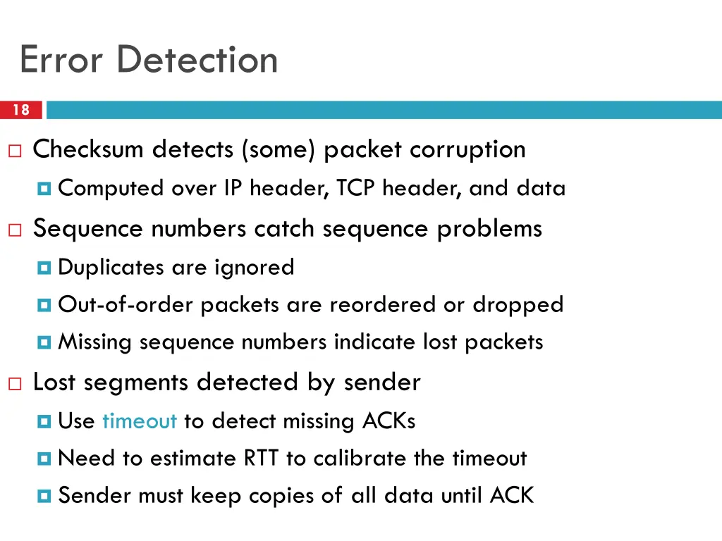 error detection