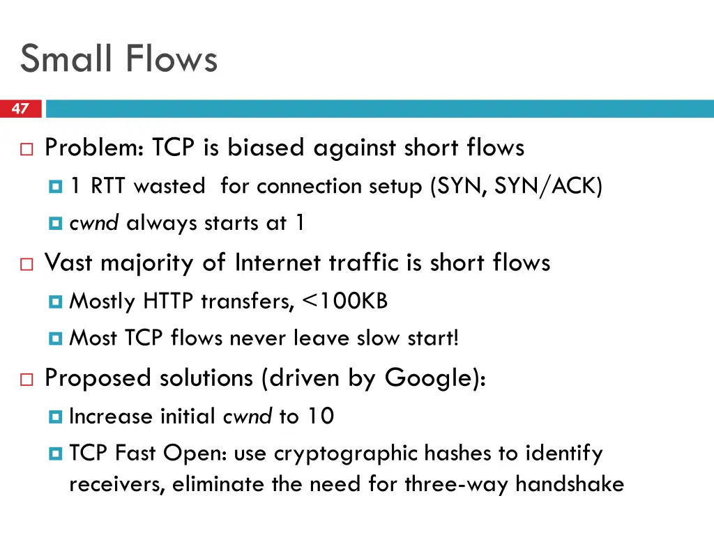 small flows