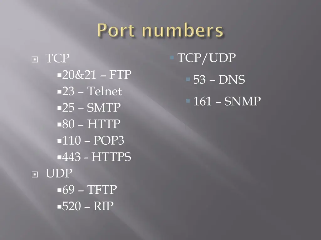 tcp udp