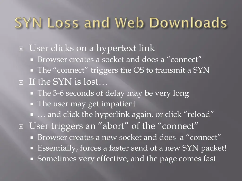 user clicks on a hypertext link browser creates