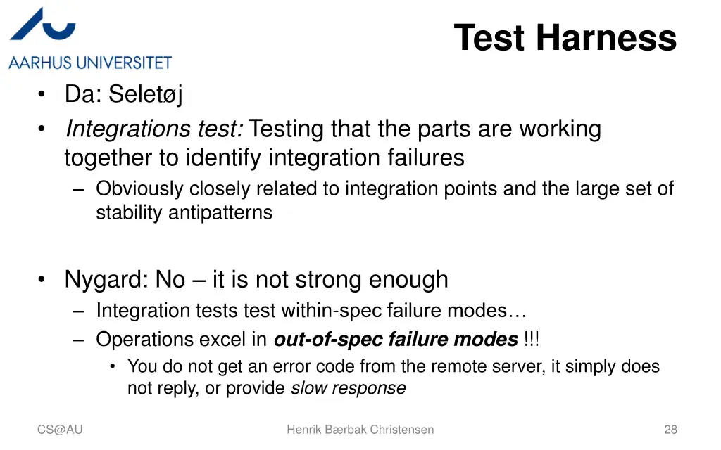 test harness 1