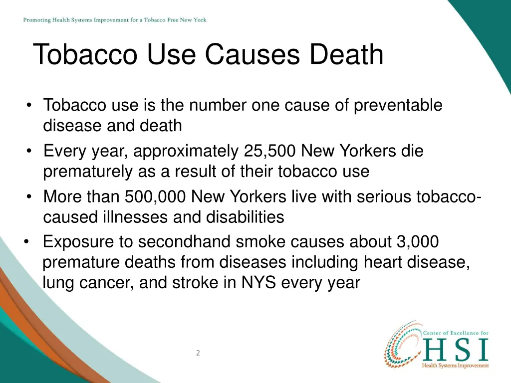 tobacco use causes death