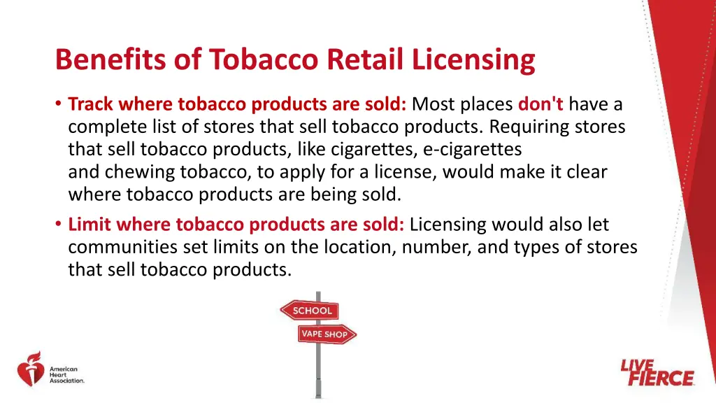 benefits of tobacco retail licensing